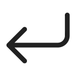 Arrow Enter SVG Icon